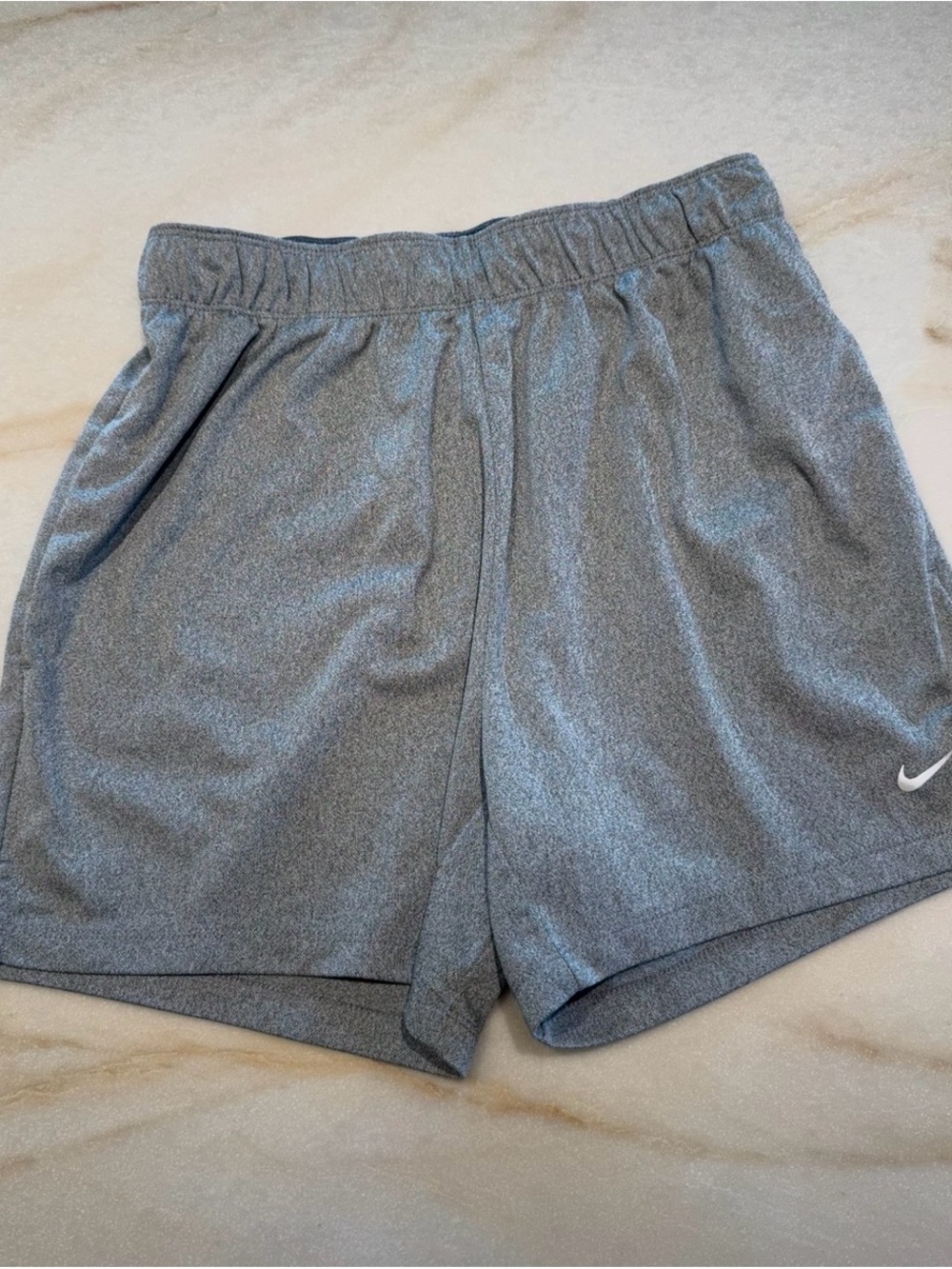 Nike Women’s Heather Gray Dri-FIT Athletic Shorts